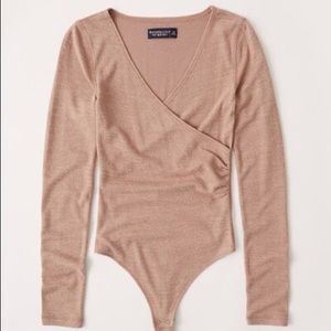 Abercrombie Long-sleeve Wrap Bodysuit